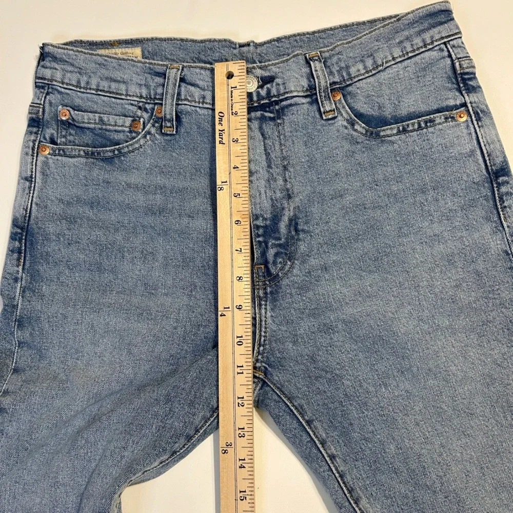 Levis 510 Skinny Fit Jeans Mens W33 L30‎ Light Blue Denim Premium